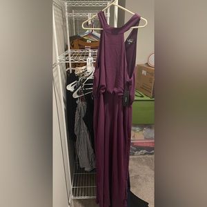 Lulus tie halter jumpsuit